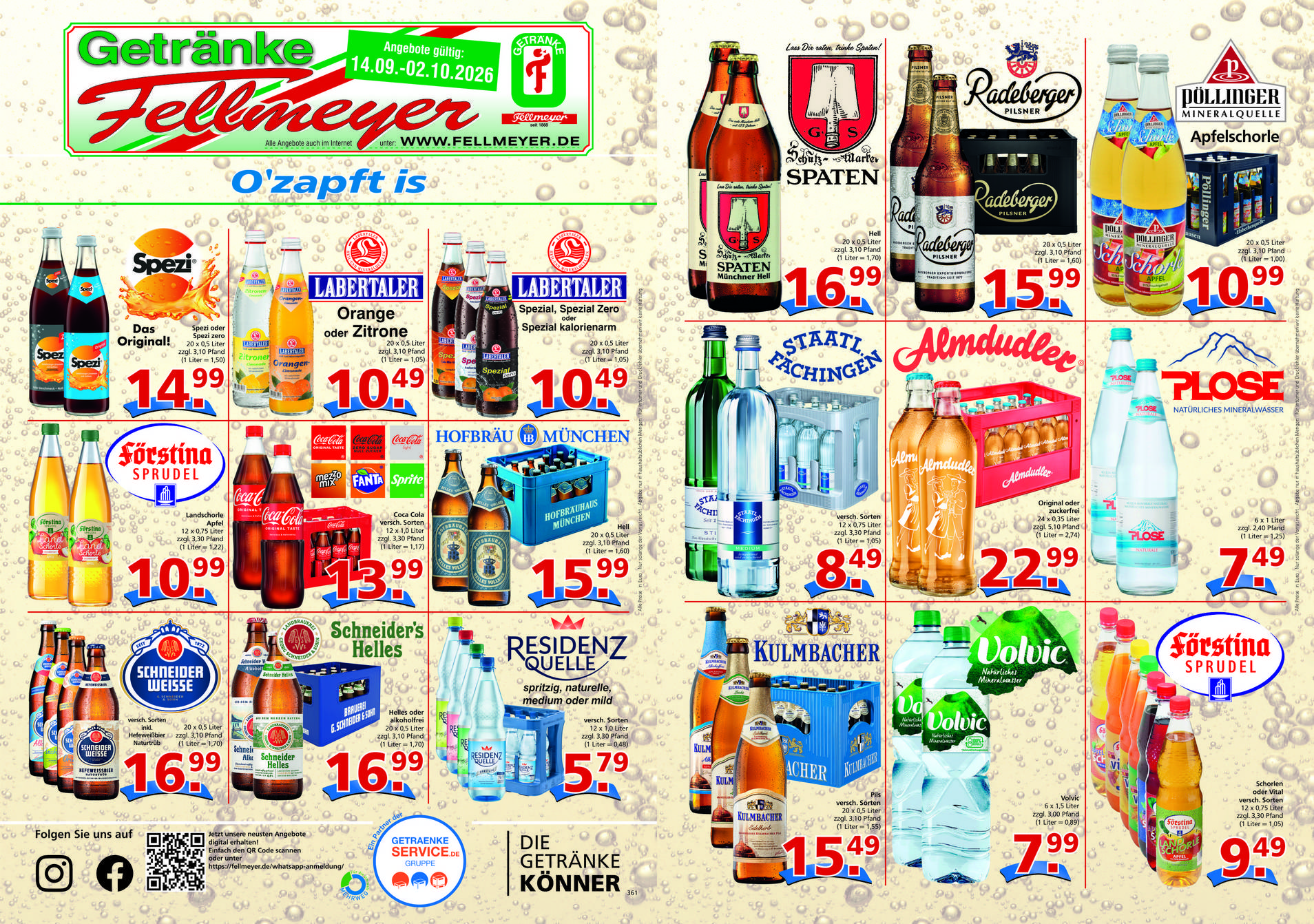 Angebot vom 14.09.2026 - 02.10.2026